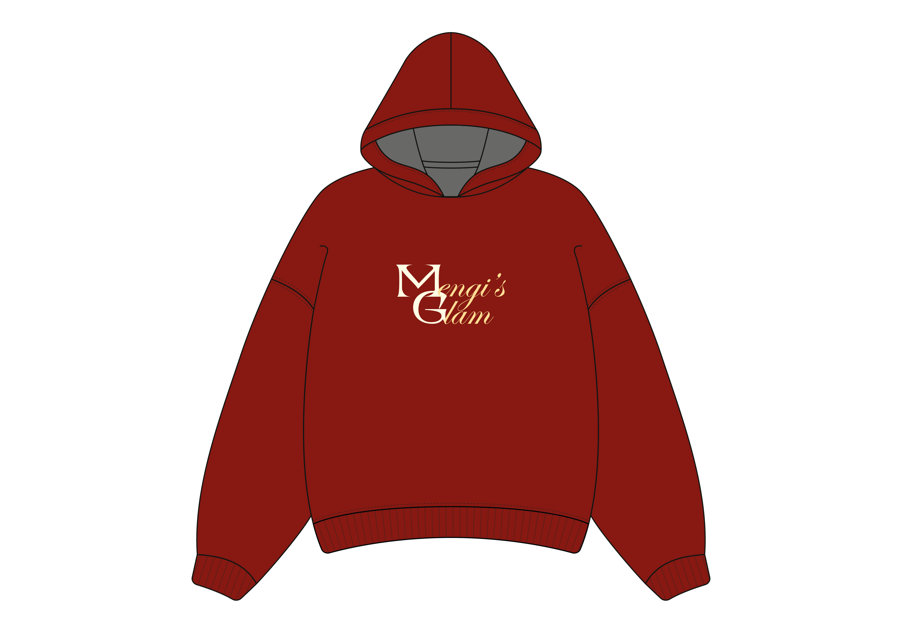Sudadera logo garnet