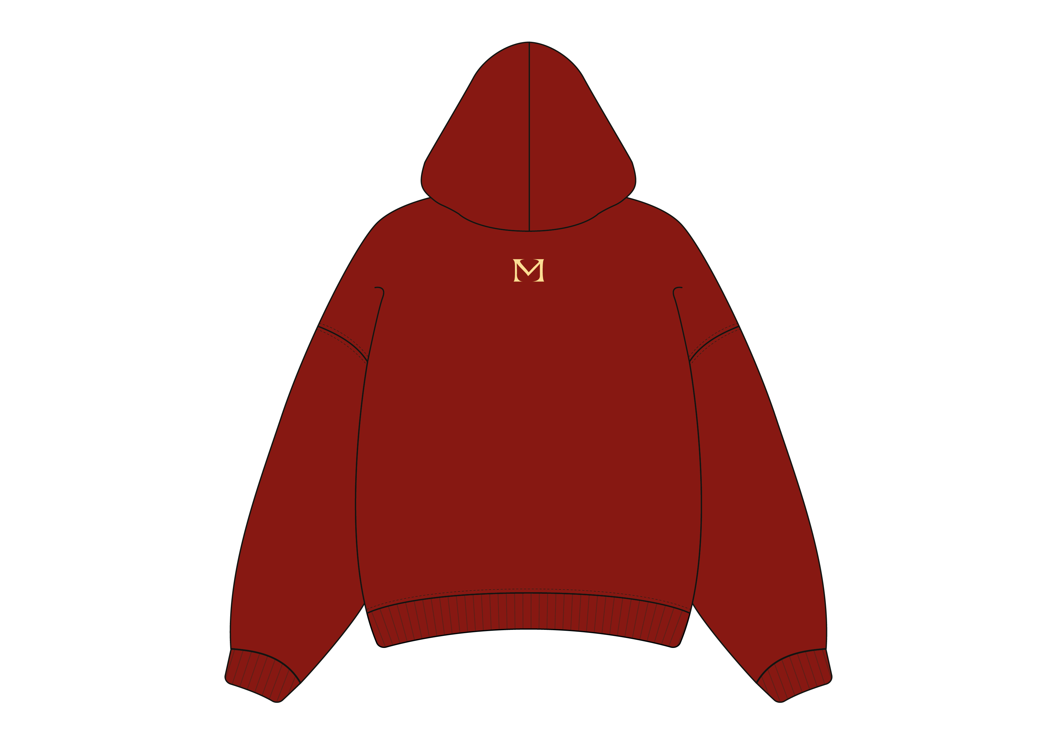 Sudadera logo garnet