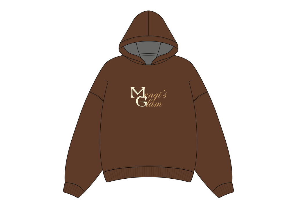 Sudadera logo brown