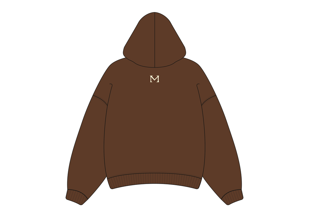Sudadera logo brown