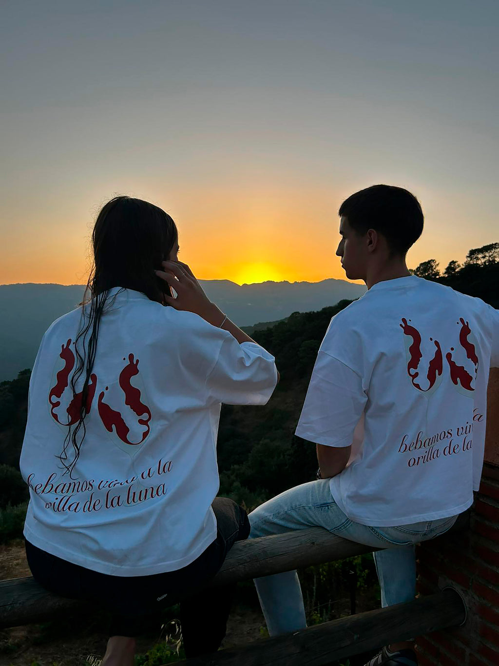 Camiseta copas de vino